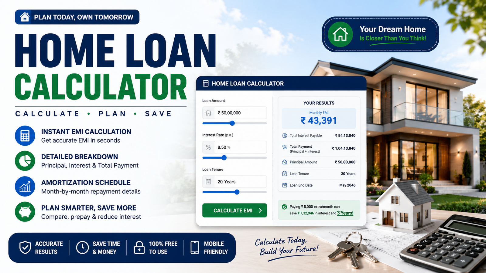 Home loan calculator
