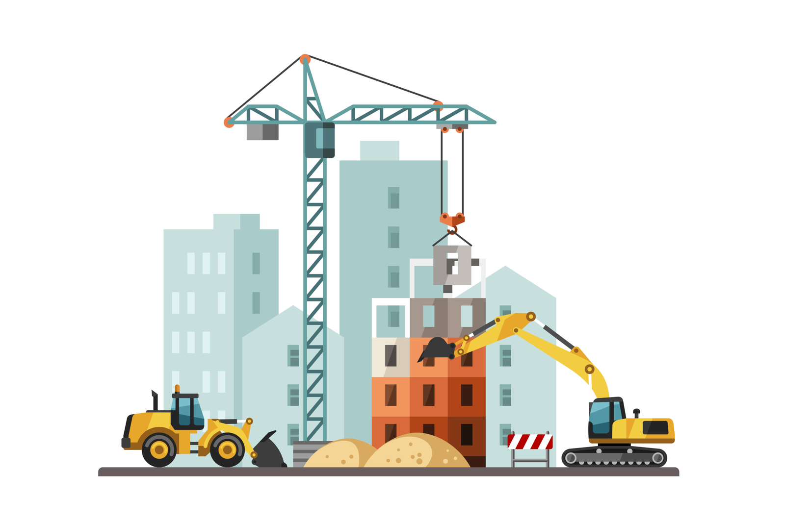House construction cost estimate visual