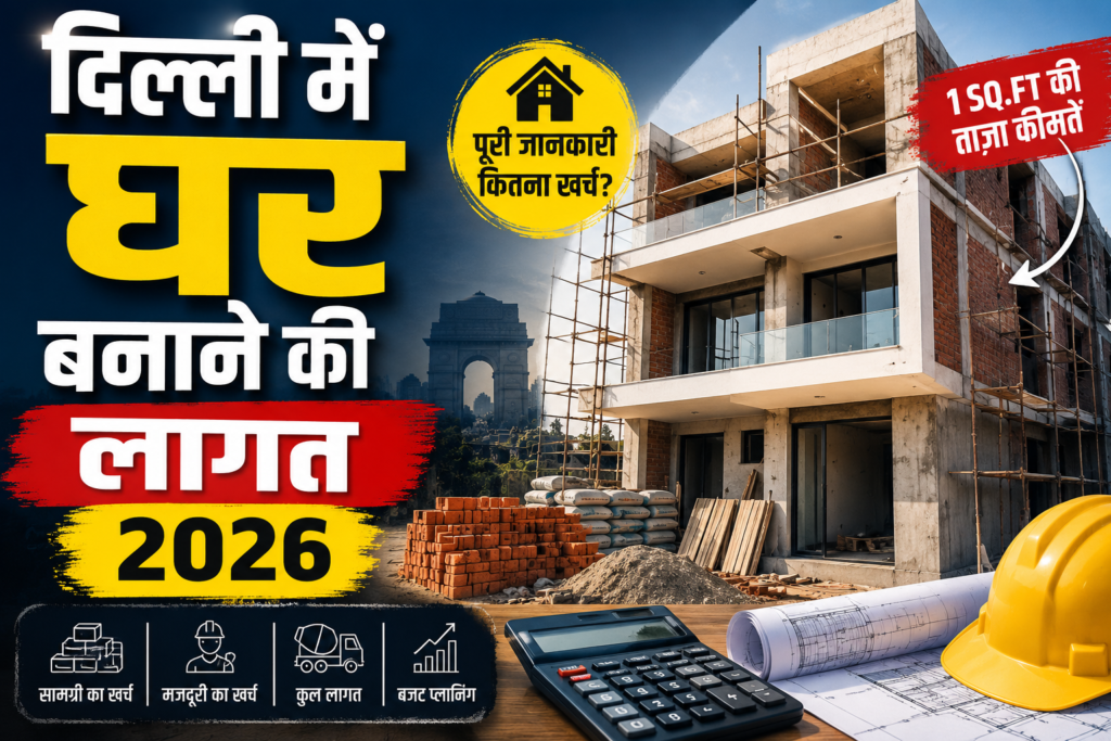 cost of building a house in delhi