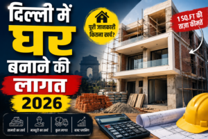 cost of building a house in delhi